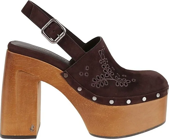 Jimmy Choo Alida Platform 135 Slingback Clogs