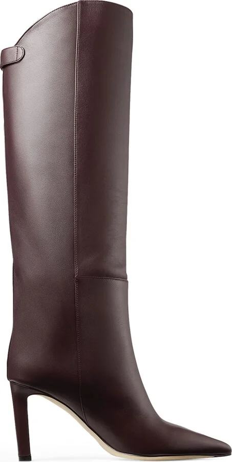 Jimmy Choo Alizze 85 Leather Knee-High Boots