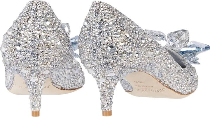 Jimmy Choo Allure 50 Crystal Pumps - Image 2
