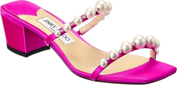 Jimmy Choo Amara 45 Satin Sandal
