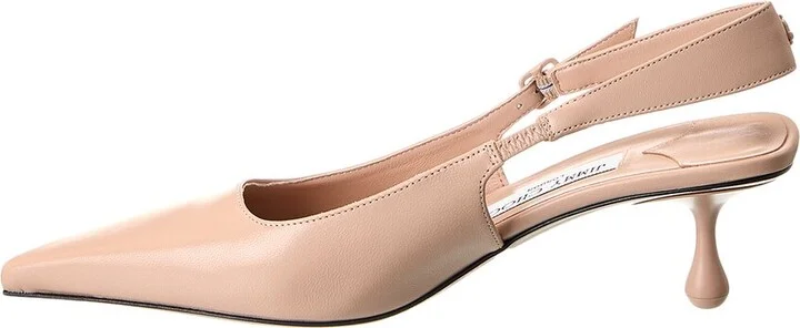 Jimmy Choo Amel 50 Leather Slingback Pump - Image 2