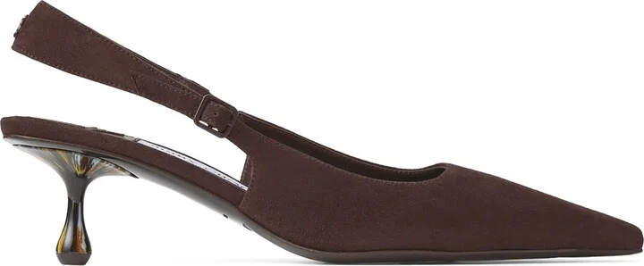Jimmy Choo Amel 50 Leather Slingback Pumps