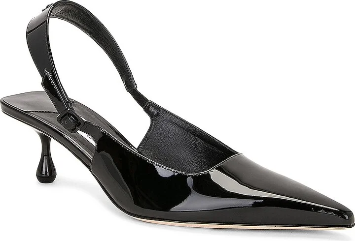 Jimmy Choo Amel 50 Pump in Black - Image 2