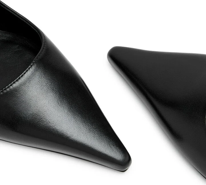 Jimmy Choo Amel 50 Slingback Leather Pumps - Image 3