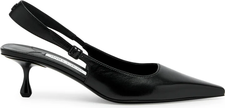 Jimmy Choo Amel 50 Slingback Leather Pumps