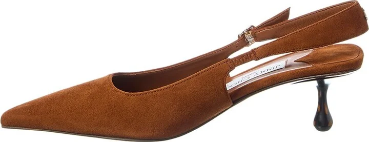 Jimmy Choo Amel 50 Suede Slingback Pump - Image 2