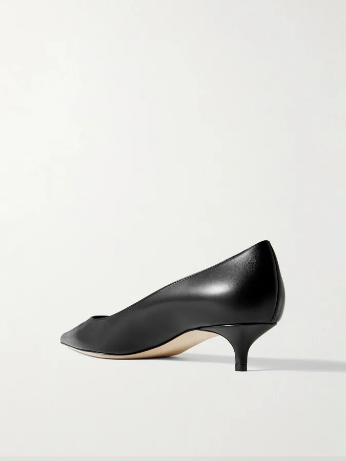 Jimmy Choo - Amelia 30 Leather Pumps - Black - Image 3