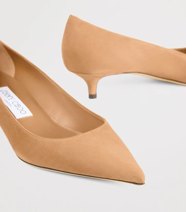 Jimmy Choo Amelia 35 Suede Pumps - Image 2