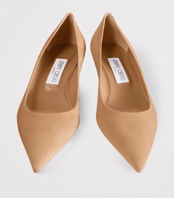 Jimmy Choo Amelia 35 Suede Pumps - Image 3