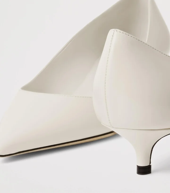 Jimmy Choo Amelia 50 Leather Pumps - Image 5