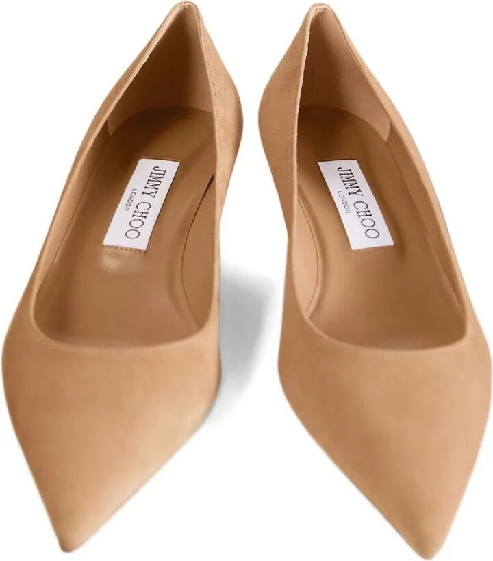 Jimmy Choo Amelia Suede Leather Pumps - Image 5