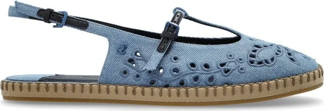 Jimmy Choo Amiee Slingback Flat Shoes