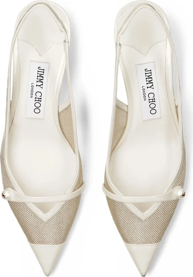 Jimmy Choo Amita 45 Slingback Pumps - Image 3