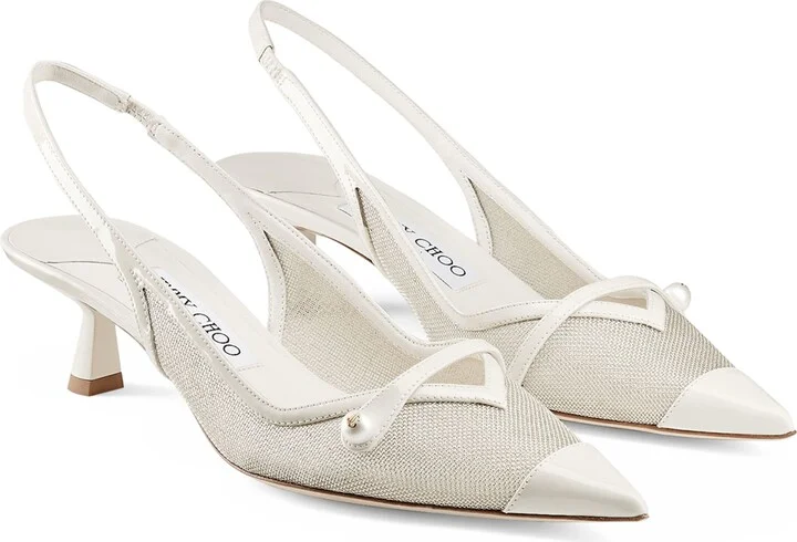 Jimmy Choo Amita 45 Slingback Pumps - Image 4