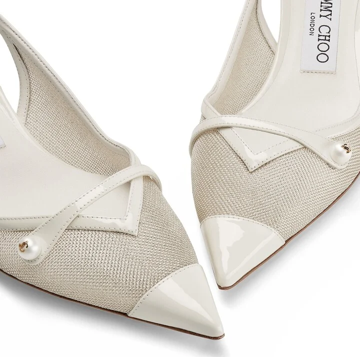 Jimmy Choo Amita 45 Slingback Pumps - Image 5