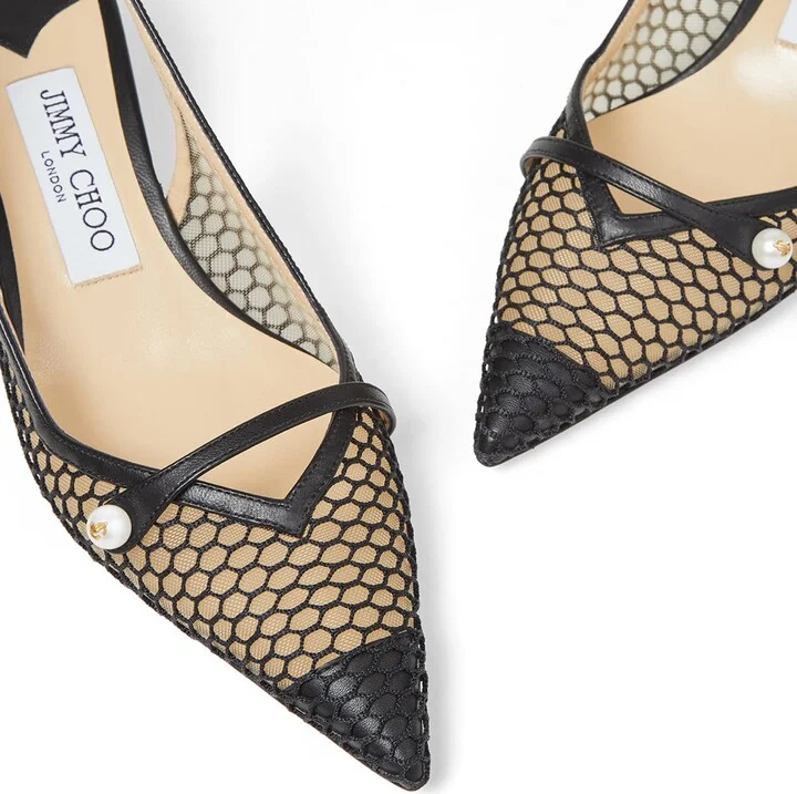 Jimmy Choo Amita 45 Slingback Pumps - Image 6