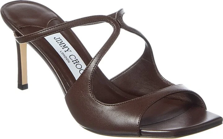 Jimmy Choo Anise 75 Leather Sandal