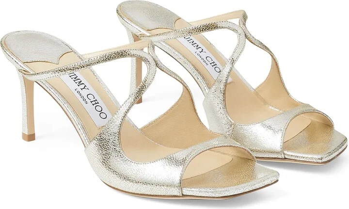 Jimmy Choo Anise 75 Leather Sandals - Image 3