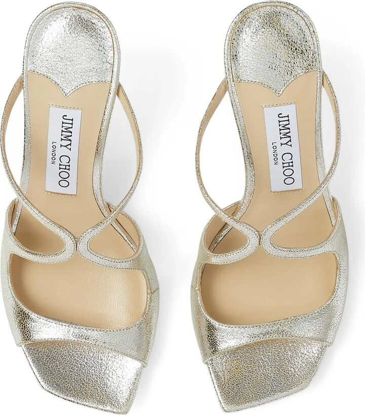 Jimmy Choo Anise 75 Leather Sandals - Image 4