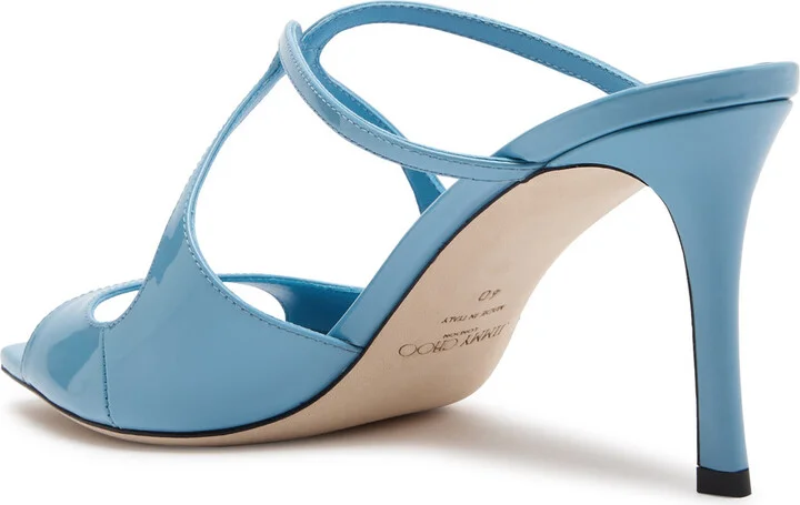 Jimmy Choo Anise 75 Patent Leather Mules - Image 2