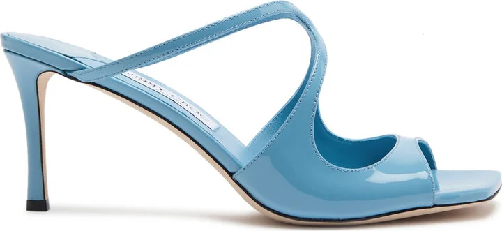 Jimmy Choo Anise 75 Patent Leather Mules