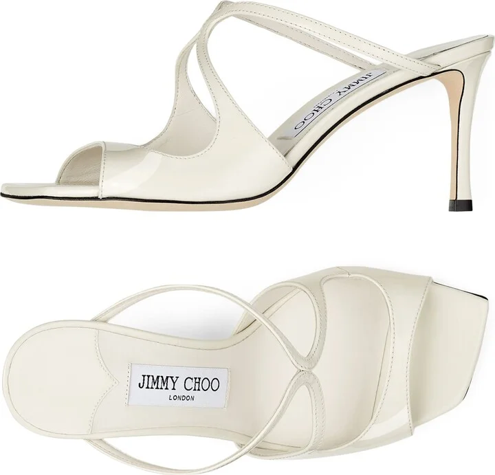 Jimmy Choo Anise 75 Patent Leather Sandals - Image 5