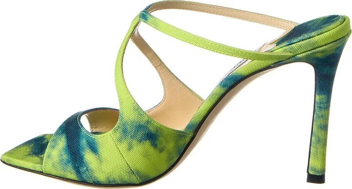 Jimmy Choo Anise 95 Denim Sandal - Image 2