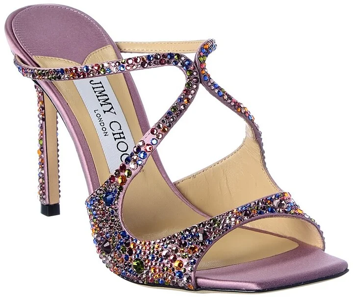 Jimmy Choo Anise 95 Glitter Sandal
