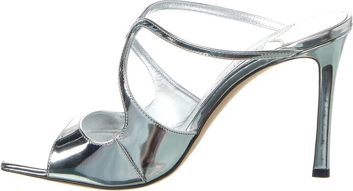 Jimmy Choo Anise 95 Leather Sandal - Image 2