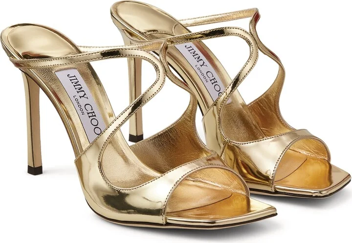 Jimmy Choo Anise 95 Leather Sandals - Image 2