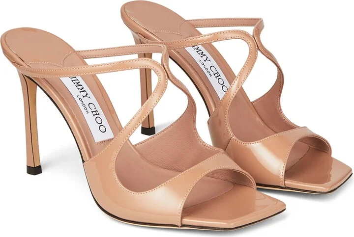 Jimmy Choo Anise 95 Patent Leather Sandals - Image 3