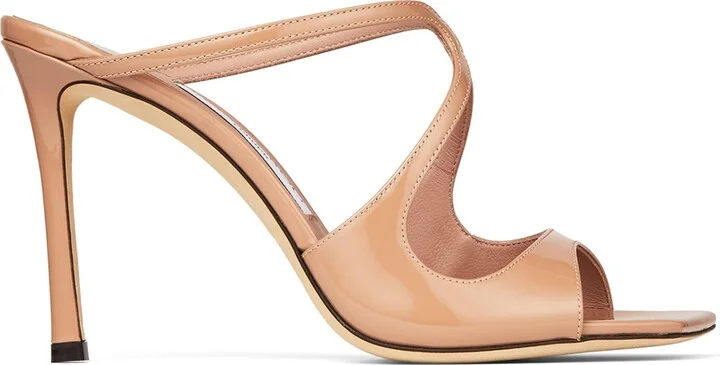 Jimmy Choo Anise 95 Patent Leather Sandals