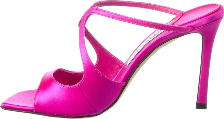 Jimmy Choo Anise 95 Satin Sandal - Image 2