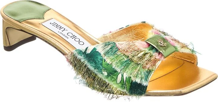 Jimmy Choo Annika 35 Leather Mule