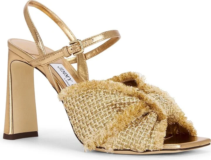 Jimmy Choo Annika 95 Sandal in Neutral - Image 2