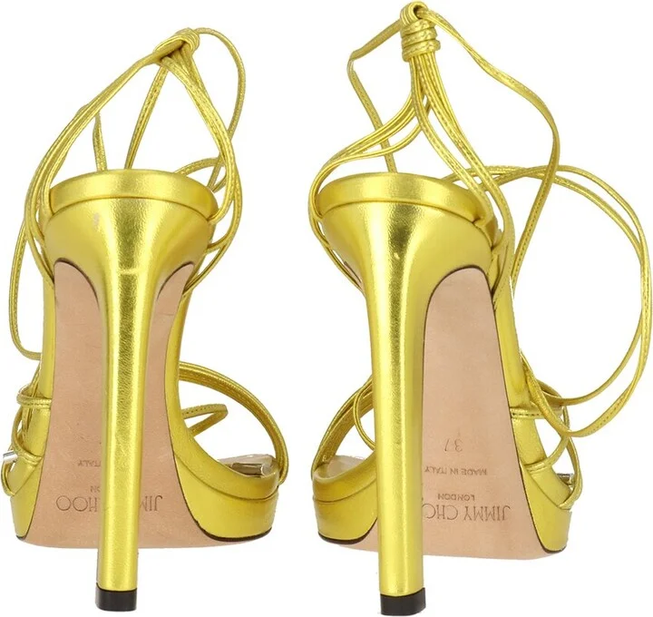 Jimmy Choo Antia Pf 120 Leather Sandal - Image 2