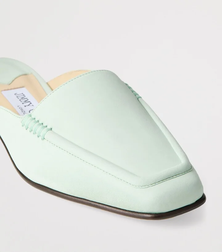 Jimmy Choo Archive Collection: Flat Nubuck Mules - Image 2