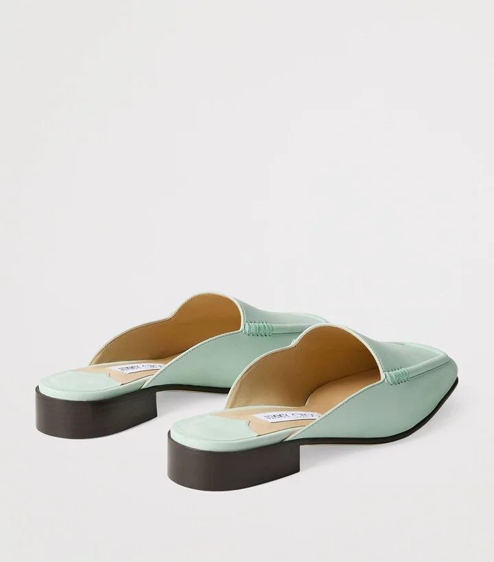 Jimmy Choo Archive Collection: Flat Nubuck Mules - Image 4