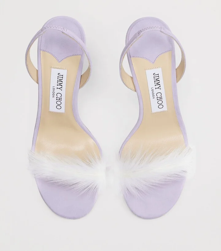 Jimmy Choo Archive Collection: Suede Heeled Sandals - Image 2