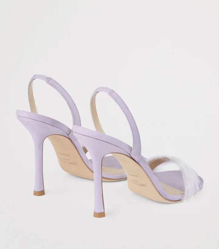 Jimmy Choo Archive Collection: Suede Heeled Sandals - Image 4