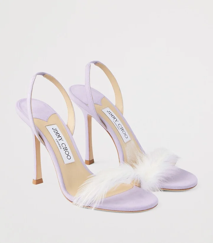 Jimmy Choo Archive Collection: Suede Heeled Sandals - Image 5