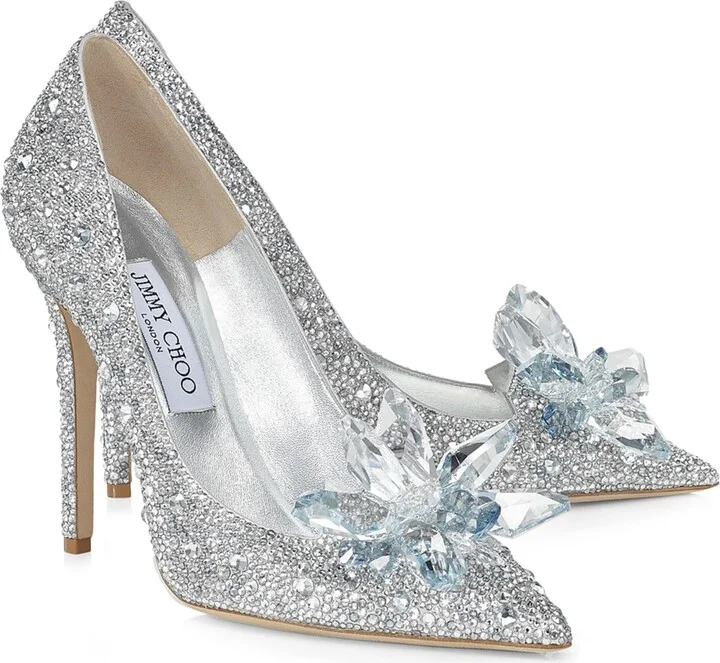 Jimmy Choo Ari 110 Embellished Pumps - Image 3