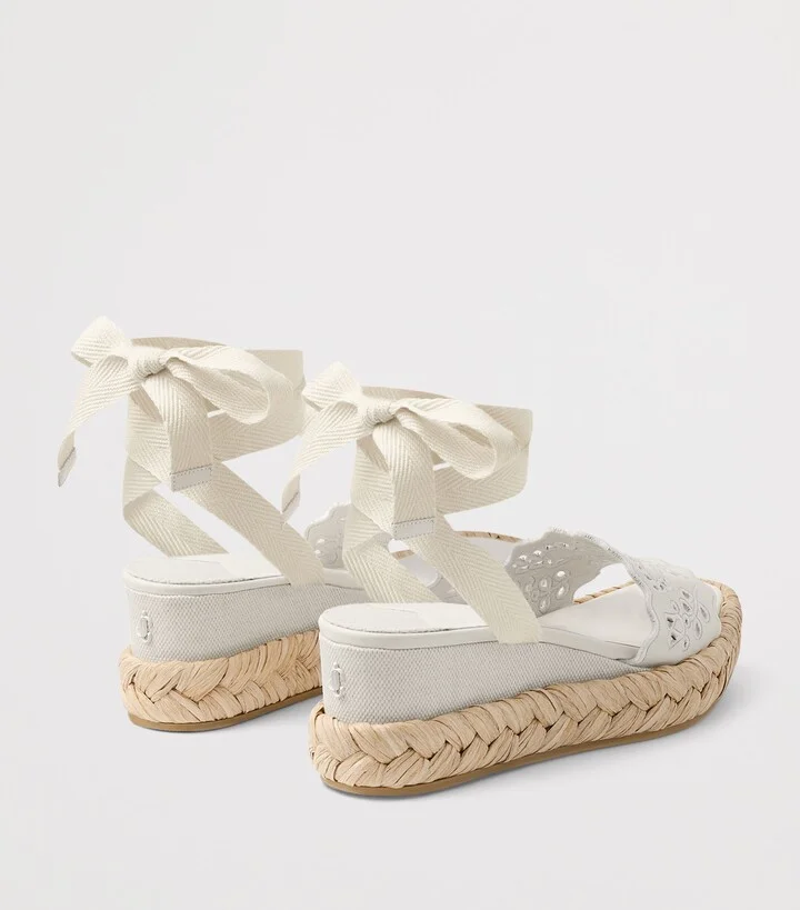 Jimmy Choo Arlee 60 Leather Wedge Sandals - Image 4