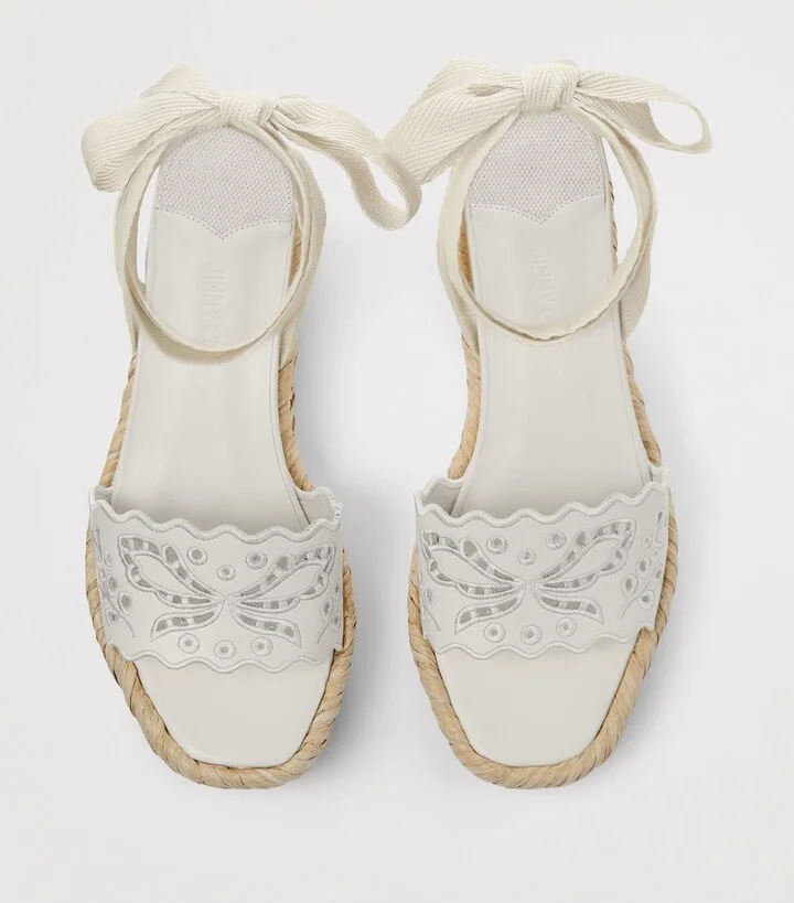 Jimmy Choo Arlee 60 Leather Wedge Sandals - Image 5