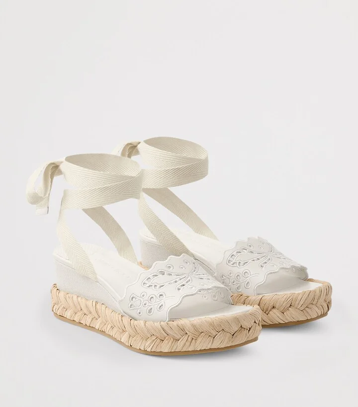 Jimmy Choo Arlee 60 Leather Wedge Sandals - Image 6