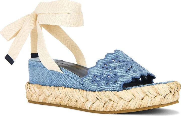 Jimmy Choo Arlee Wedge in Blue - Image 2