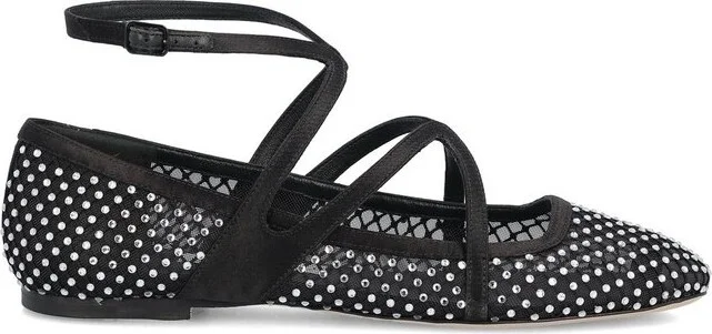 Jimmy Choo Astoria Ankle Strap Flats