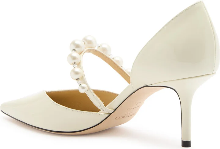Jimmy Choo Aurelie 65 Embellished Patent Leather Pumps - Image 2