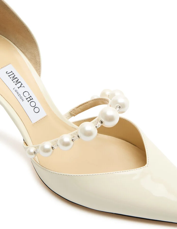 Jimmy Choo Aurelie 65 Embellished Patent Leather Pumps - Image 4