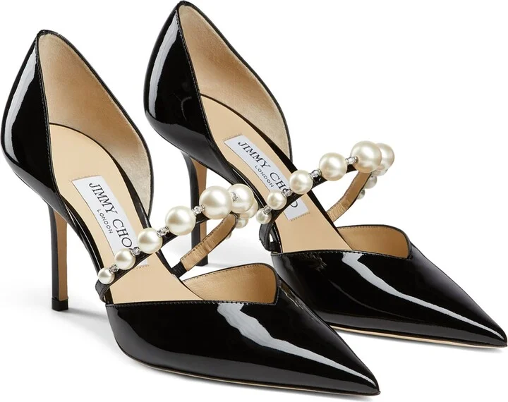 Jimmy Choo Aurelie 85 Patent Leather Pumps - Image 4